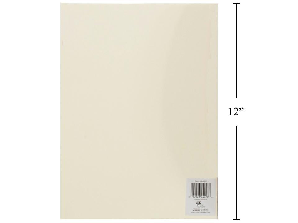 T4C, 8.25" x 11.5" Bristol Paper, Pastel Cream, 220g