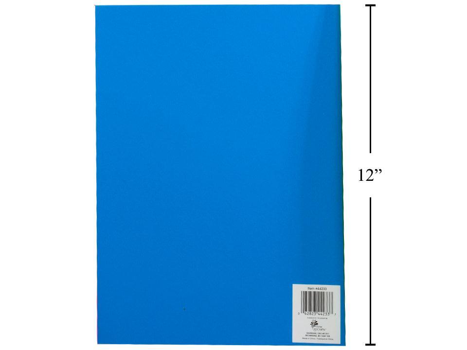 T4C, 8.25" x 11.5" Bristol Paper, Fluorescent Blue, 220g
