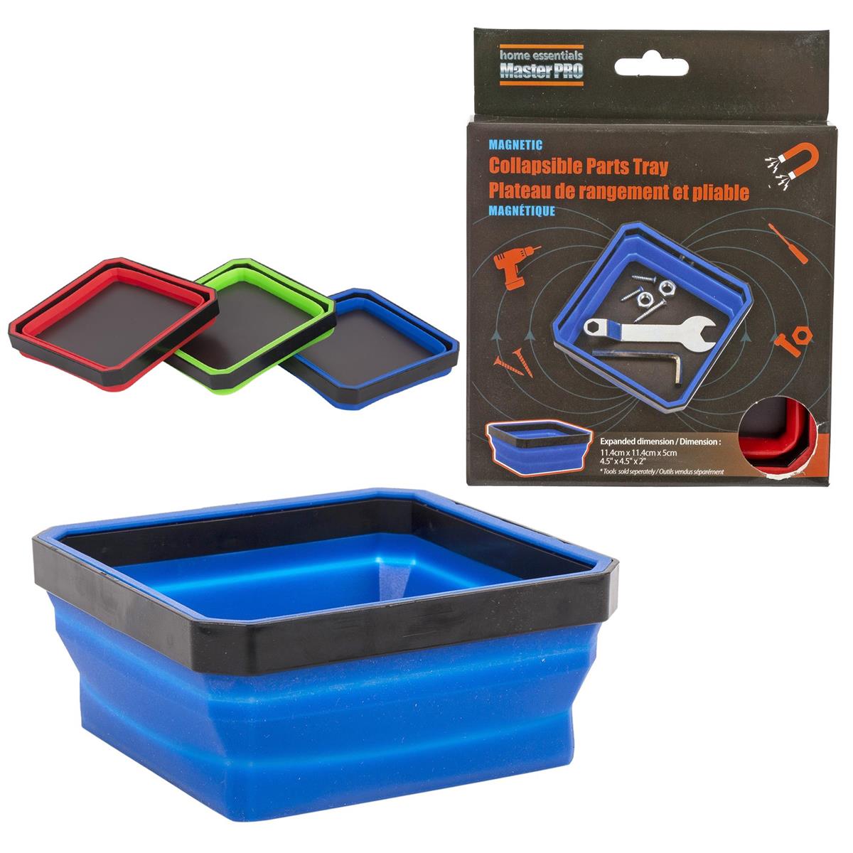 H.E. Master Pro Col. Magnetic Tray 1PC, 3 colors assorted