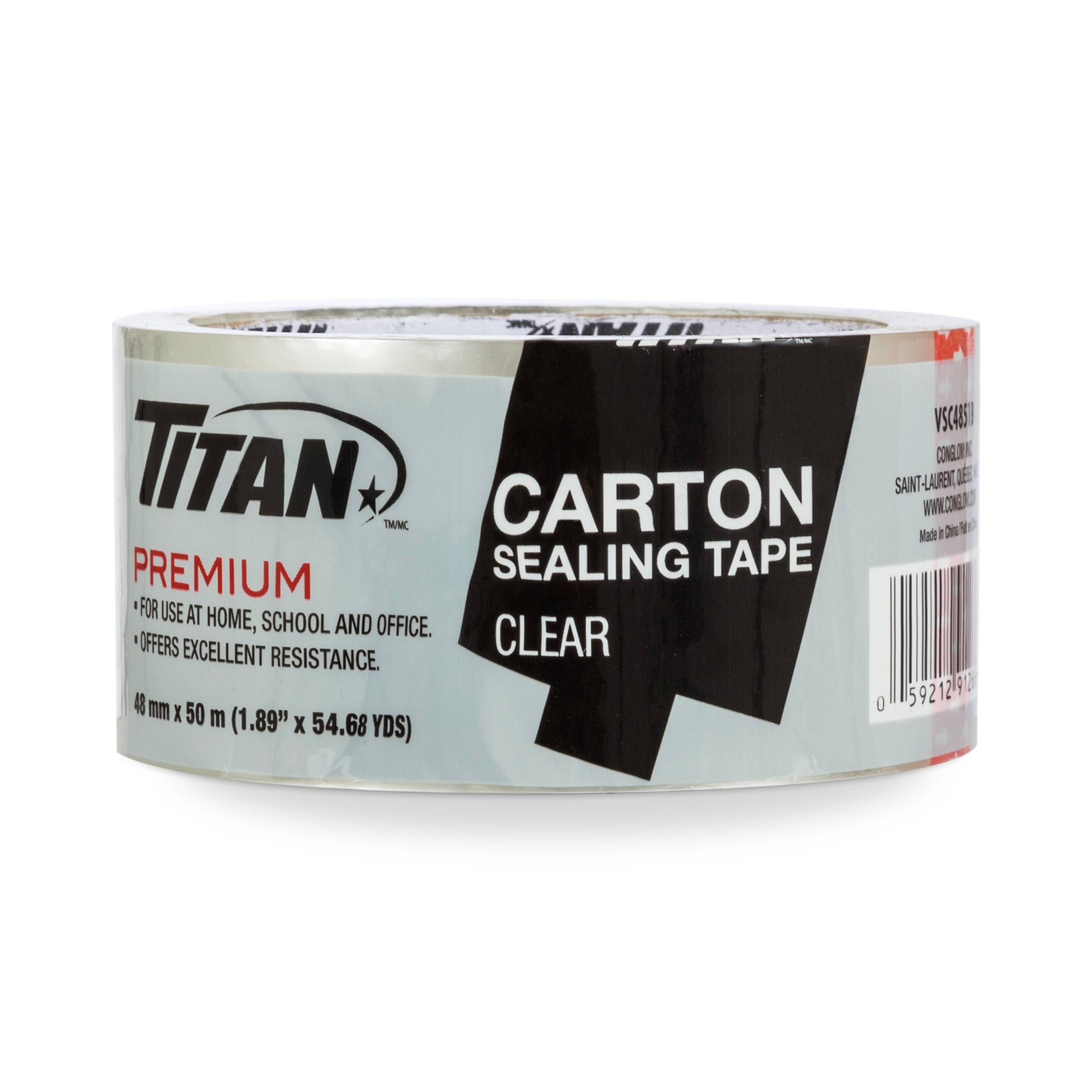 Titan  Clear Tape Ind.  Wrapped 48Mmx50M