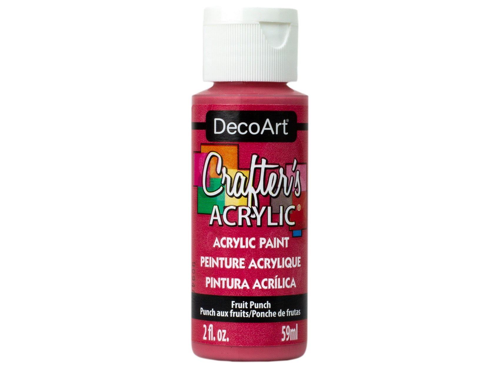 Crafters Acrylic Paint: 2oz, DCA147-163 148 Fruit Punch, 2019 New Colors