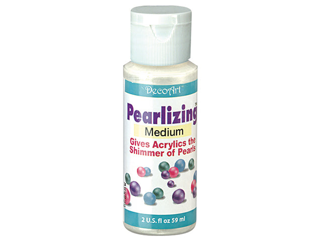 Decoart Paint Mediums: Americana Mediums DS48 Pearlizing Medium, 2oz