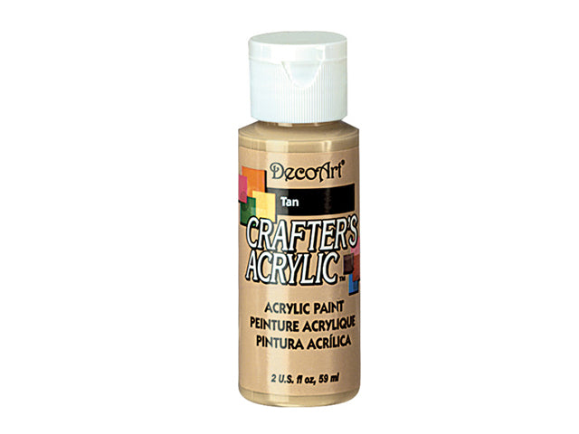 Crafters Acrylic Paint: 2oz Craft & Hobby DCA01-DCA173 15 TAN