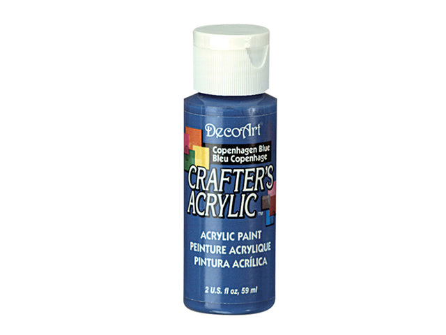 Crafters Acrylic Paint: 2oz Craft & Hobby DCA01-DCA173 in 30 Copenhagen Blue