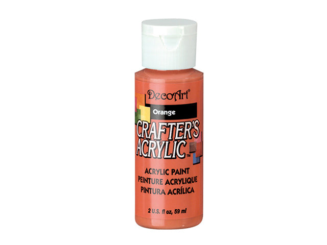 Crafters Acrylic Paint: 2oz Craft & Hobby DCA01-DCA173 07 in Orange