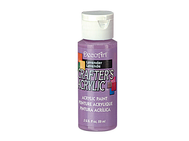 Crafters Acrylic Paint: 2oz, Craft & Hobby, DCA01-DCA173, 26 Lavender