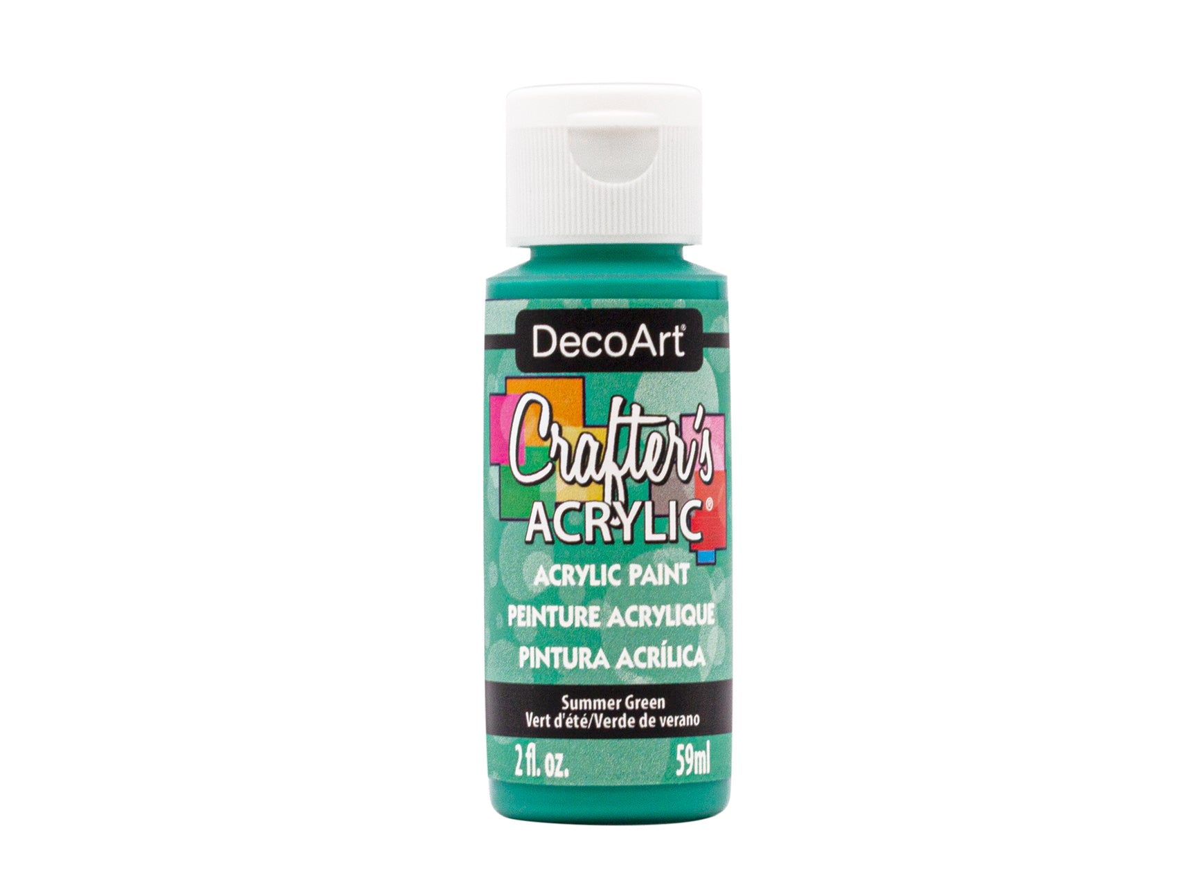 Crafter's Acrylic Paint: 2oz Craft & Hobby DCA01-DCA173 A170 in Summer Green