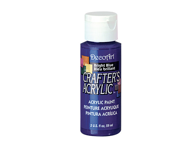 Crafters Acrylic Paint: 2oz Craft & Hobby DCA01-DCA173 A101 in Bright Blue