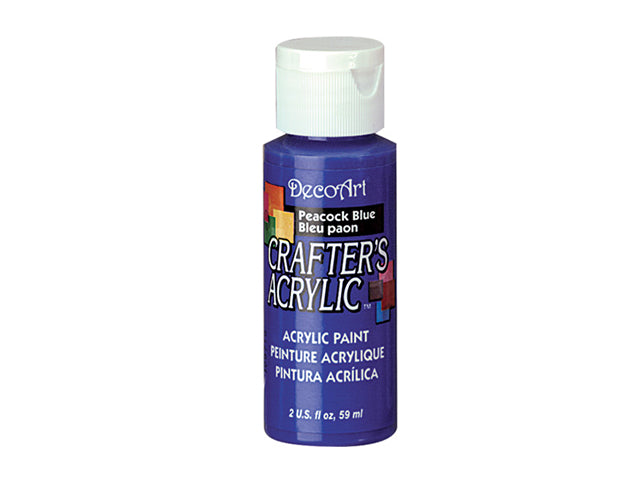 Crafter's Acrylic Paint: 2oz Craft & Hobby DCA01-DCA173 80 in Peacock Blue