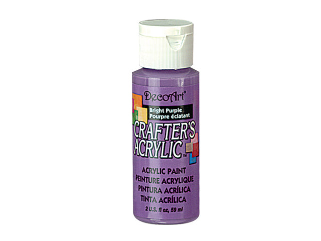 Crafters Acrylic Paint: 2oz Craft & Hobby DCA01-DCA173 A110 in Bright Purple