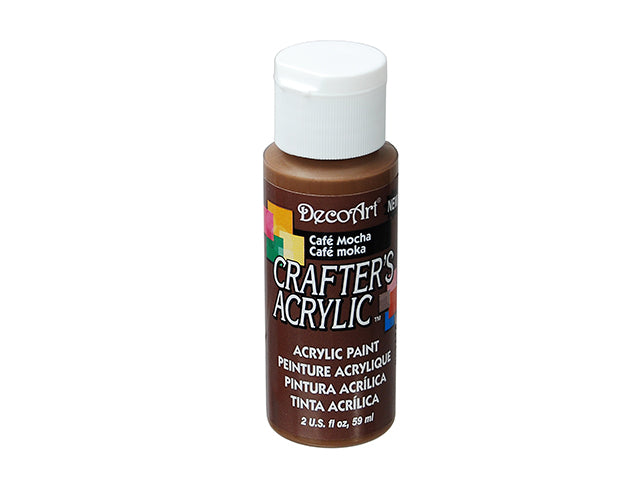 Crafters Acrylic Paint: 2oz Craft & Hobby DCA01-DCA173 A116 Caf? Mocha