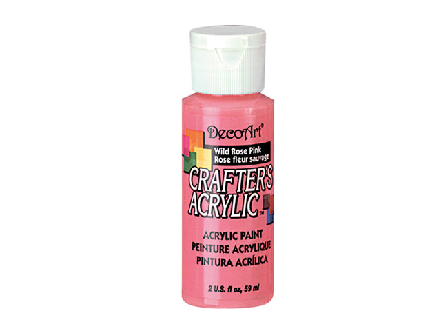 Crafter's Acrylic Paint: 2oz Craft & Hobby DCA01-DCA173 in 69 Wild Rose Pink