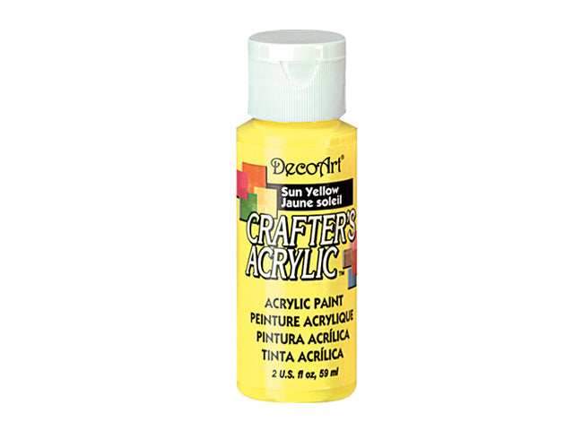 Crafter's Acrylic Paint: 2oz Craft & Hobby DCA01-DCA173 A113 Sun Yellow