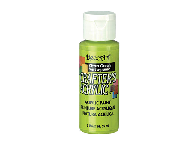 Crafters Acrylic Paint: 2oz Craft & Hobby DCA01-DCA173 A103 in Citrus Green