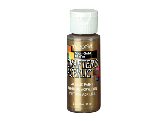 Crafters Acrylic Paint: 2oz Craft & Hobby DCA01-DCA173 96 SPUN GOLD