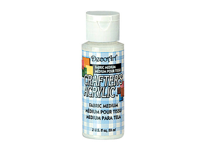 Crafters Acrylic Paint: 2oz Craft & Hobby DCA01-DCA173 with 48 Fabric Medium