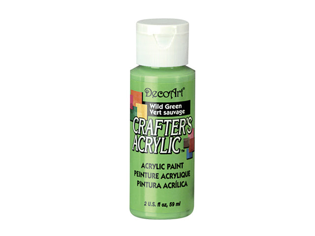 Crafters Acrylic Paint: 2oz, Craft & Hobby DCA01-DCA173, 85 Wild Green