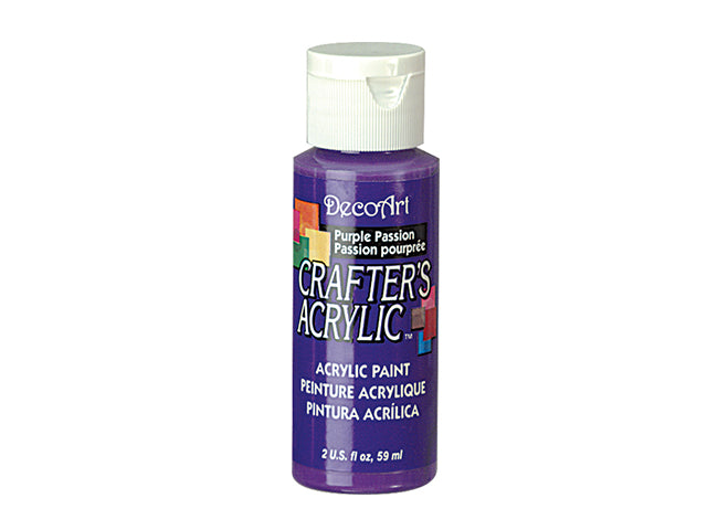 Crafters Acrylic Paint: 2oz Craft & Hobby DCA01-DCA173 in 72 Purple Passion