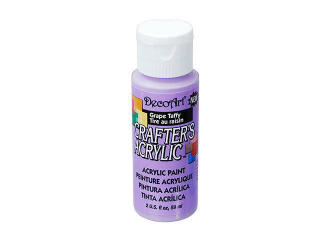 Crafters Acrylic Paint: 2oz Craft & Hobby DCA01-DCA173 A122 in Grape Taffy Color