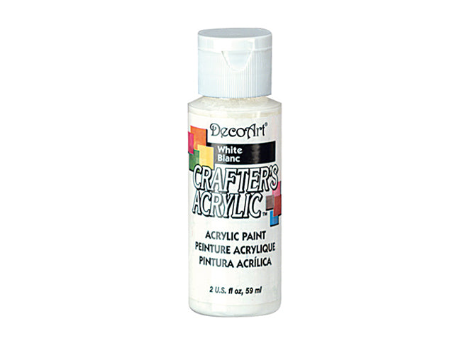 Crafter's Acrylic Paint: 2oz Craft & Hobby DCA01-DCA173 01 WHITE