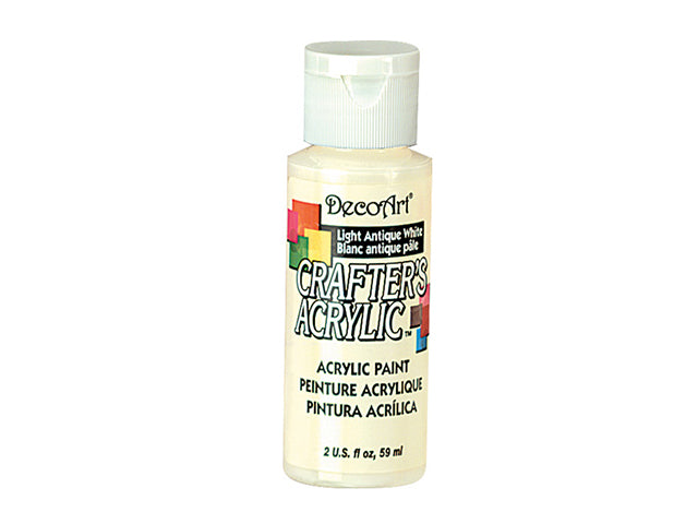 Crafters Acrylic Paint: 2oz Craft & Hobby DCA01-DCA173 02 Light Antique White