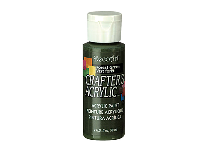 Crafters Acrylic Paint: 2oz Craft & Hobby DCA01-DCA173 in Forest Green Color