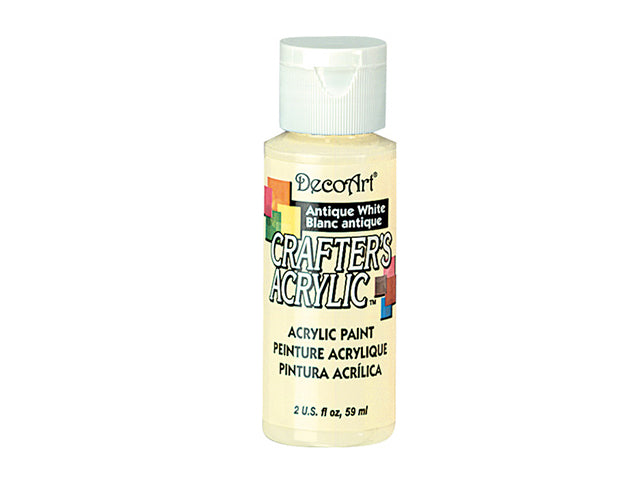 Crafters Acrylic Paint: 2oz, Craft & Hobby, DCA01-DCA173 03, Antique White