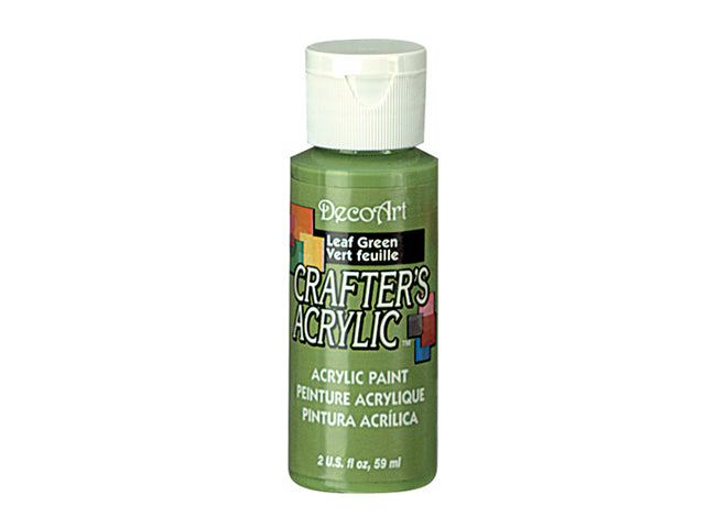 Crafters Acrylic Paint: 2oz, Craft & Hobby DCA01-DCA173, 36 Leaf Green