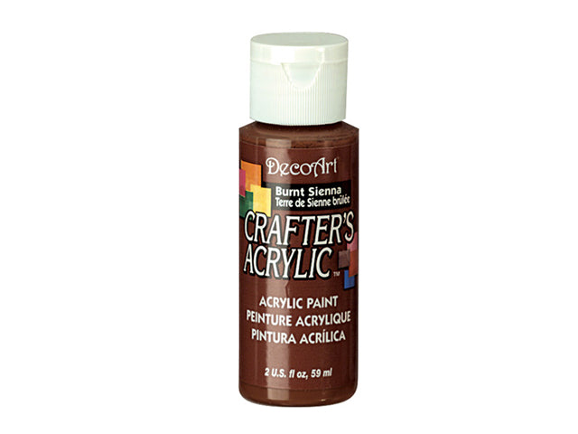 Crafter's Acrylic Paint: 2oz Craft & Hobby DCA01-DCA173, Color 11 Burnt Sienna