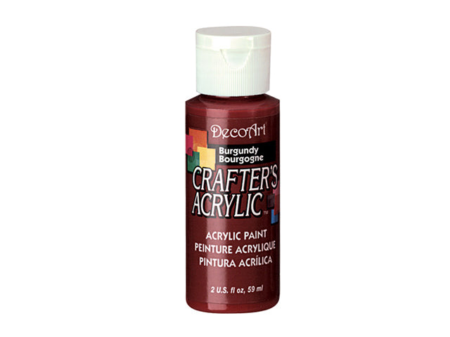 Crafters Acrylic Paint: 2oz Craft & Hobby DCA01-DCA173 in 23 Burgandy Color