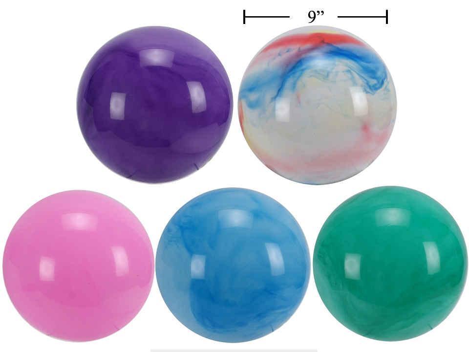 9" Marble/Rainbow Playball