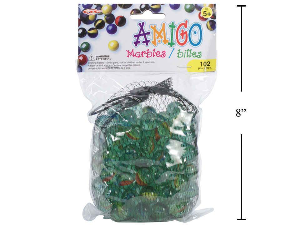 Amigo 102pcs Glass Marbles