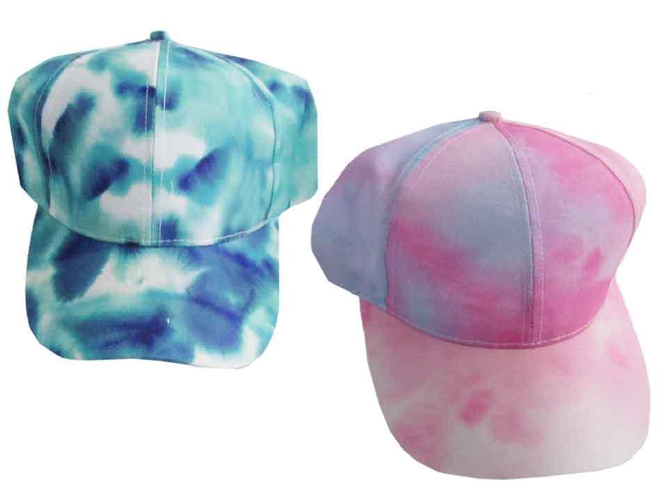 Tie-Dye Printed Adult Baseball Cap