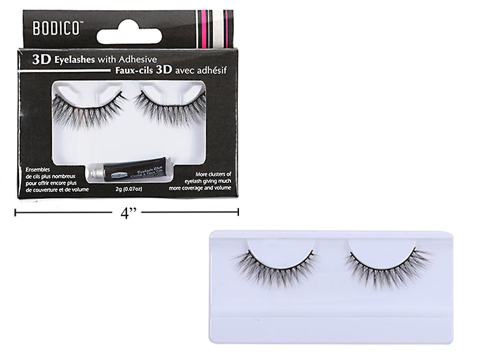 Bodico 3D Doll Eyelashes with Included Adhesive