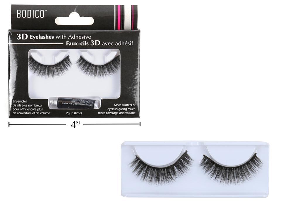 Bodico 3D Lux Eyelashes with Included Adhesive