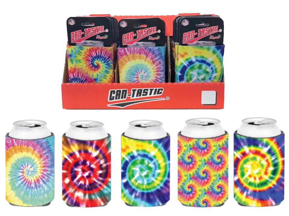 Tie Dye "CAN-TASTIC" 12oz. Can Holder